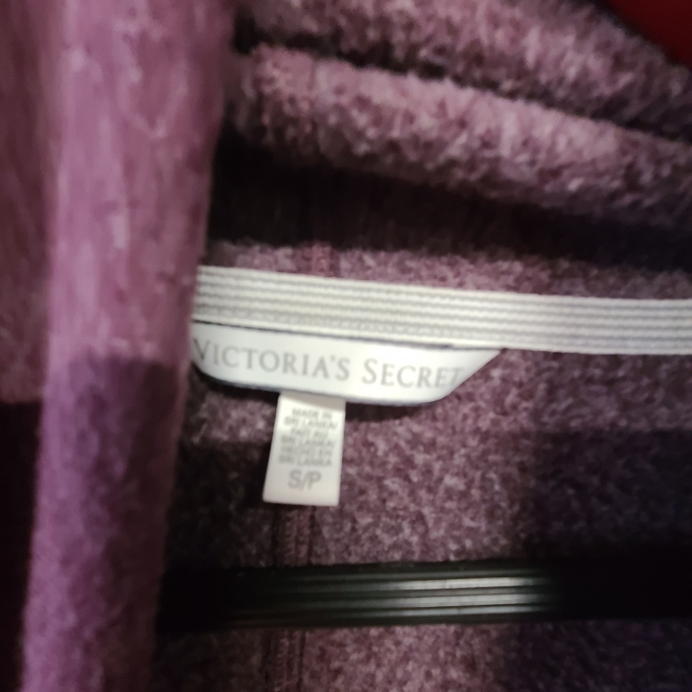 Victorias Secret purple‎ sequined hoodie small - Picture 3 of 9